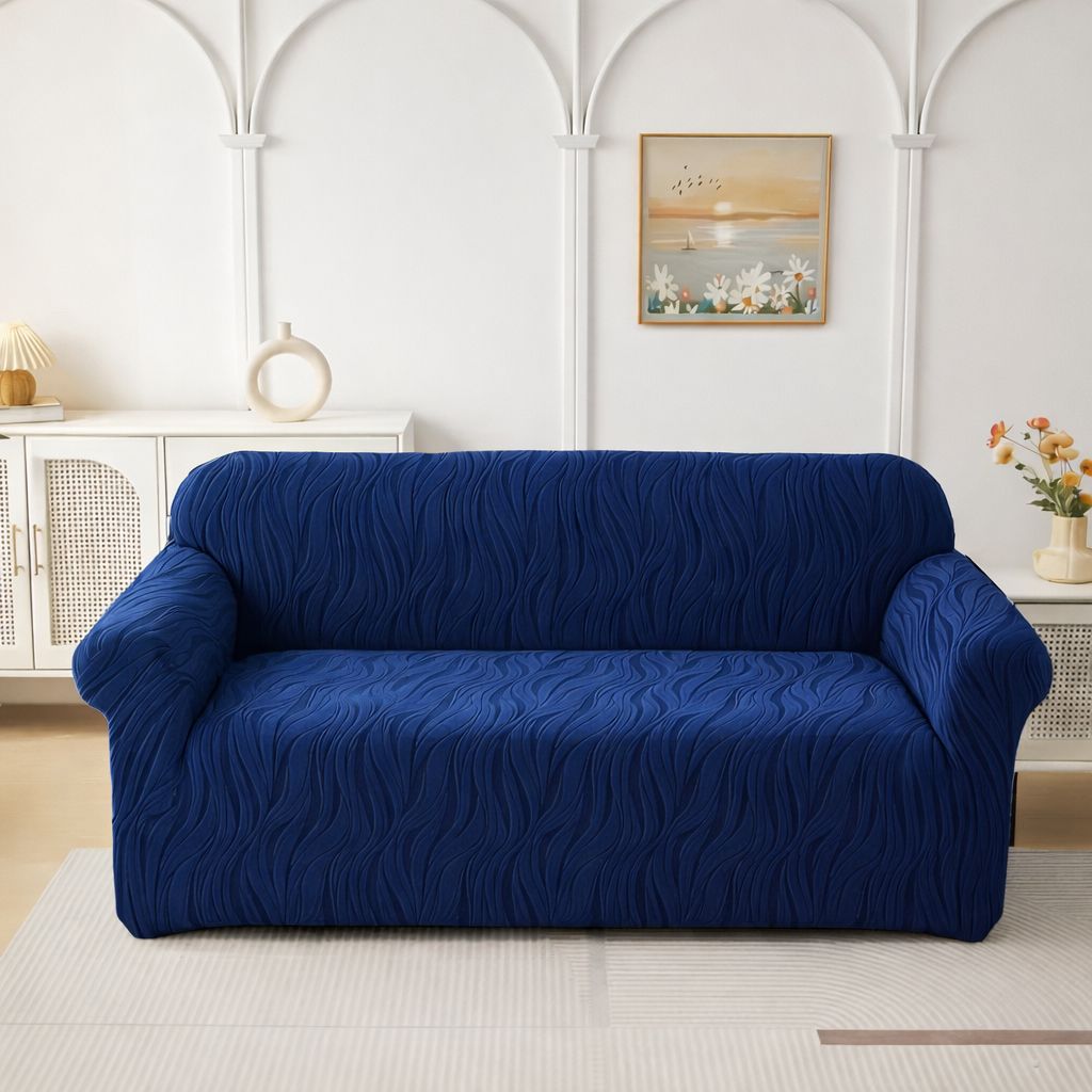 FITTED ZEBRA VALVET SOFA COVER