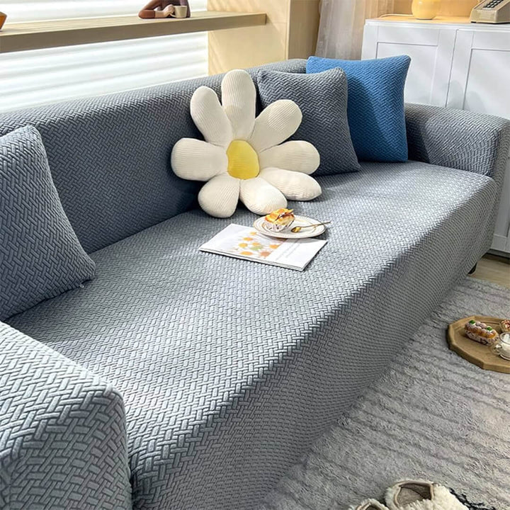 Stripe Velvet Sofa Cover